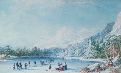 Curling by Bernard Walter Evans